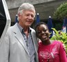 Bild Prof. Ruedi Lüthy and Loyce Maturu