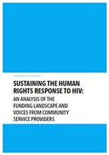 Sustaining the human rights response to HIV 